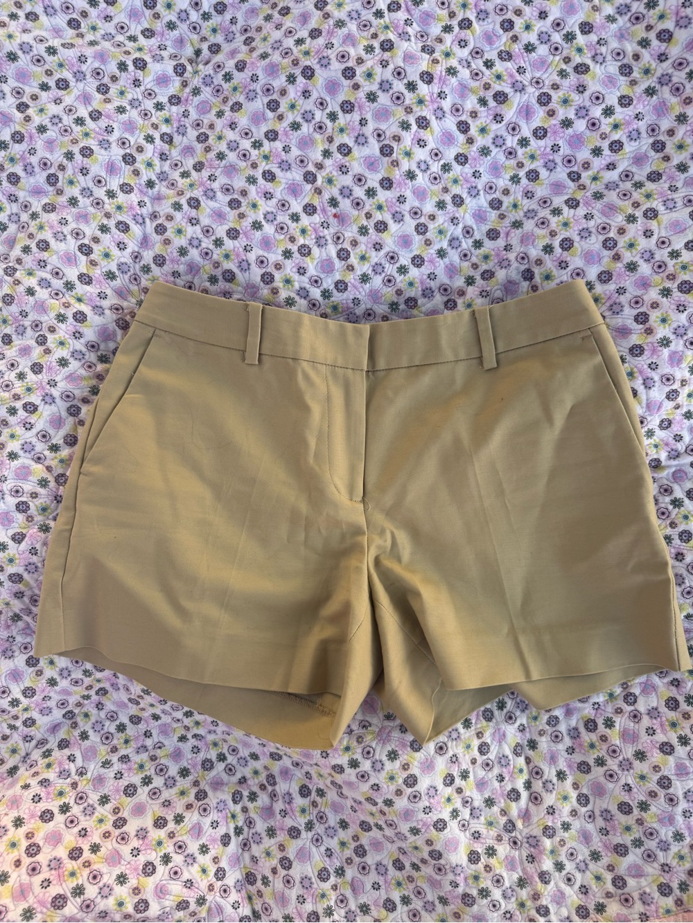 Michael Kors Tan Tailored Bermuda Shorts